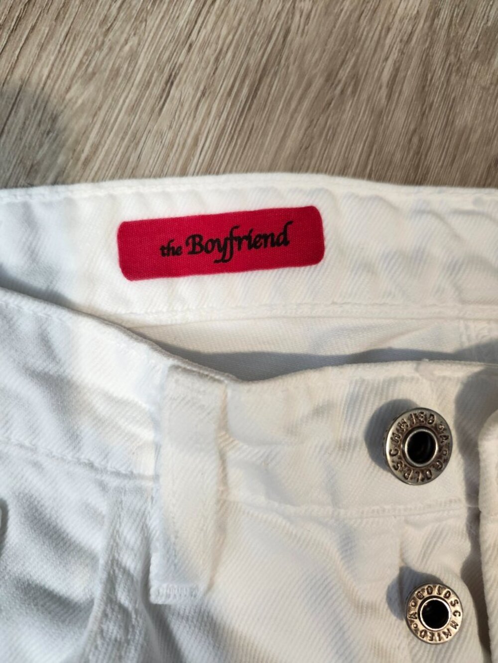 AG Adriano Goldschmied White Boyfriend Bermuda Shorts size 28 - Picture 5 of 11
